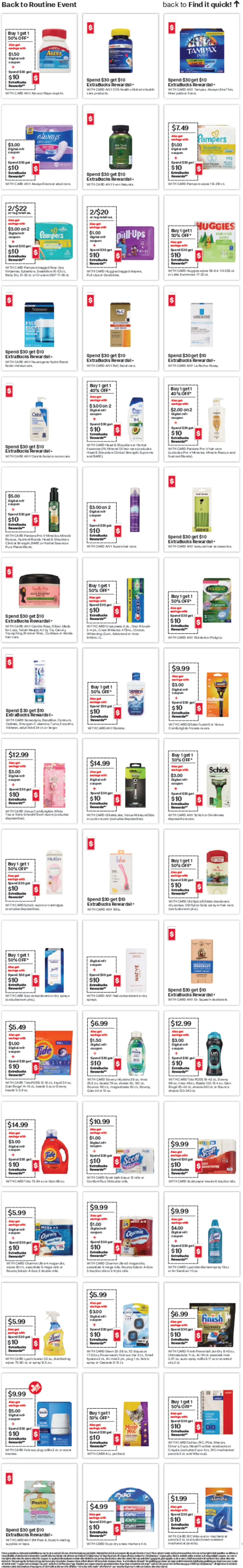 CVS Pharmacy Weekly Ad - KS - valid from 10.08.2025 | Page: 19 | Products: Brush, Tea, Sheet, UPS