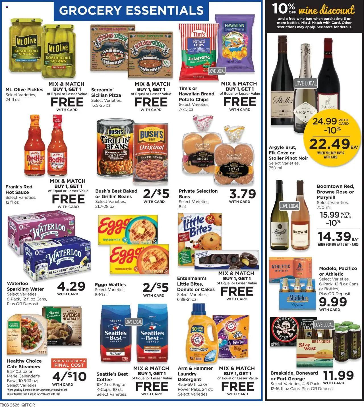 QFC Weekly Ad - OR - valid from 30.07.2025 | Page: 4 | Products: Hammer, Detergent, Sugar, Kettle