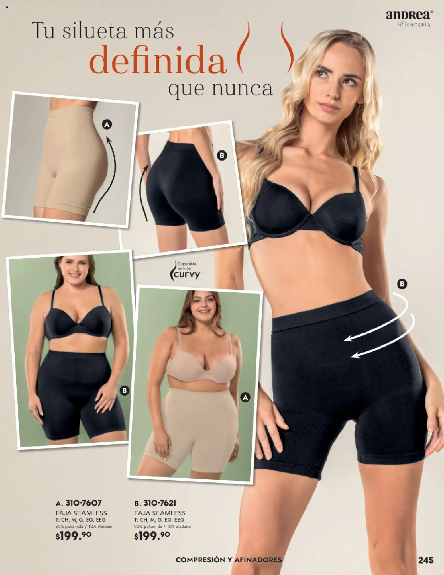 Nuevas ofertas de Andrea válidas en toda la República Mexicana desde el 26.11.2025. ¡Encuentra las mejores ofertas en Andrea catálogo Lancería, Vestir Interior otoño 2025! | Página: 81 | Productos: Faja