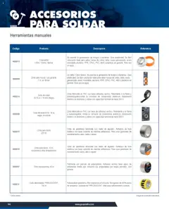 Vista previa de Infra catálogo Productos y accesorios para el soldador, nuevo folleto de la tienda, válido en México a partir del 07.01.2025 | Página: 14 | Productos: Agua, Hongos, Cinta, Sobre