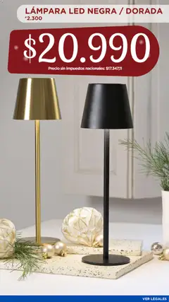 Vista previa La Anonima Mesa Navideña válido desde el 11.12.2025 | Página: 5 | Productos: Lámpara