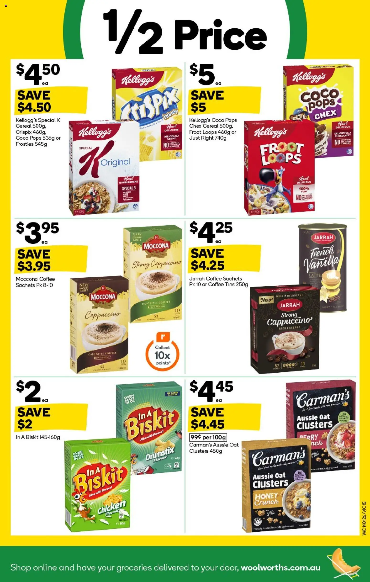 Woolworths catalogue - valid from 14.01.2026 | Page: 15 | Products: Coffee, Chocolate, Chicken, Moccona