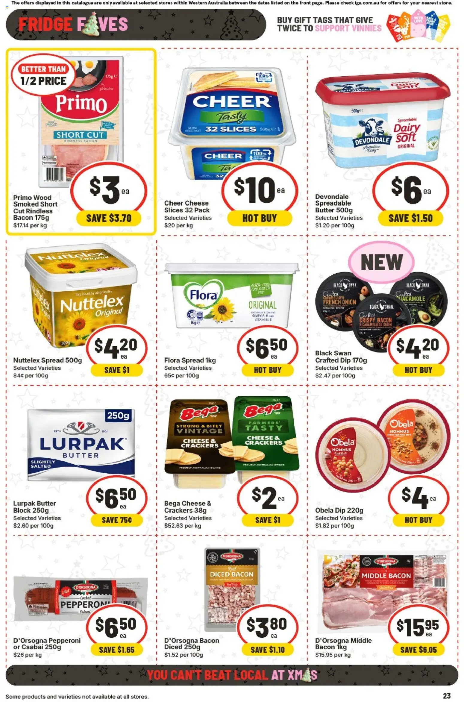 IGA catalogue - valid from 26.11.2025 | Page: 26 | Products: Bacon, Butter, Cheese, Vitamin