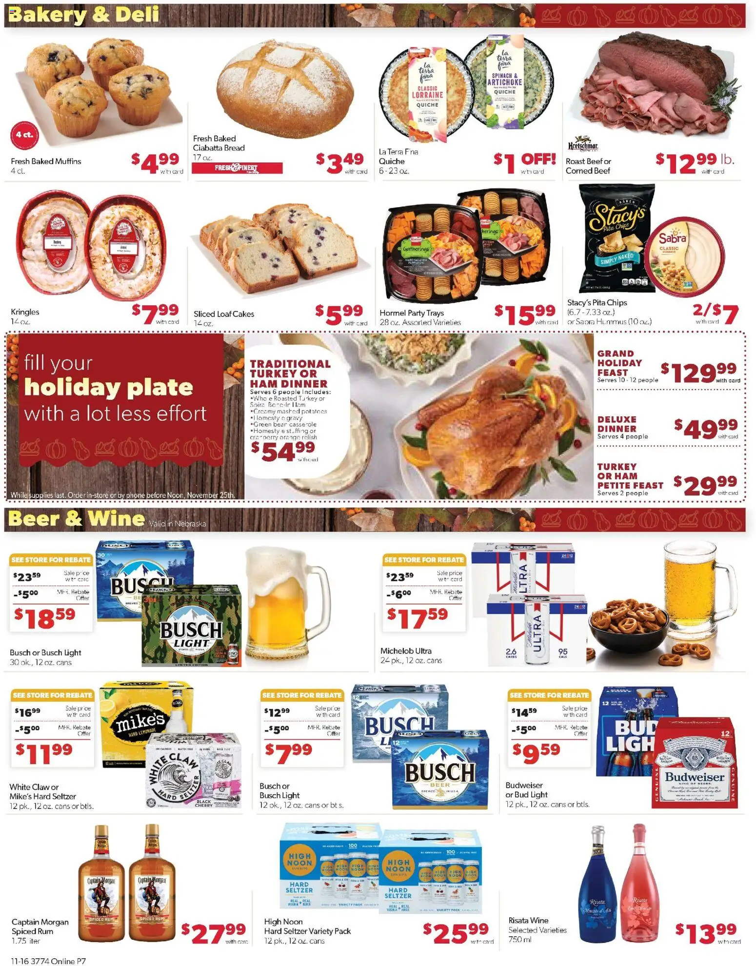 Family Fare Weekly Ad - NE - valid from 16.11.2025 | Page: 15 | Products: Salami, Ham, Beer, Beef
