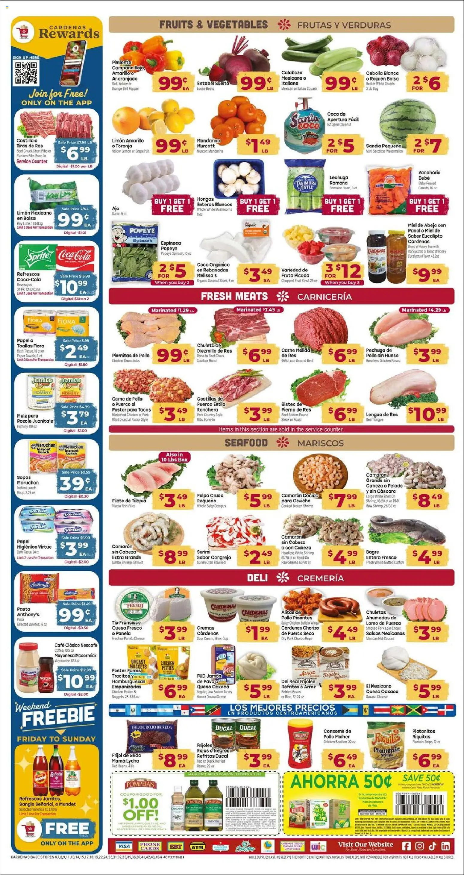 Cardenas Weekly Ad - CA - valid from 29.04.2026 | Page: 4 | Products: Bath, Beef, Pepper, Watermelon