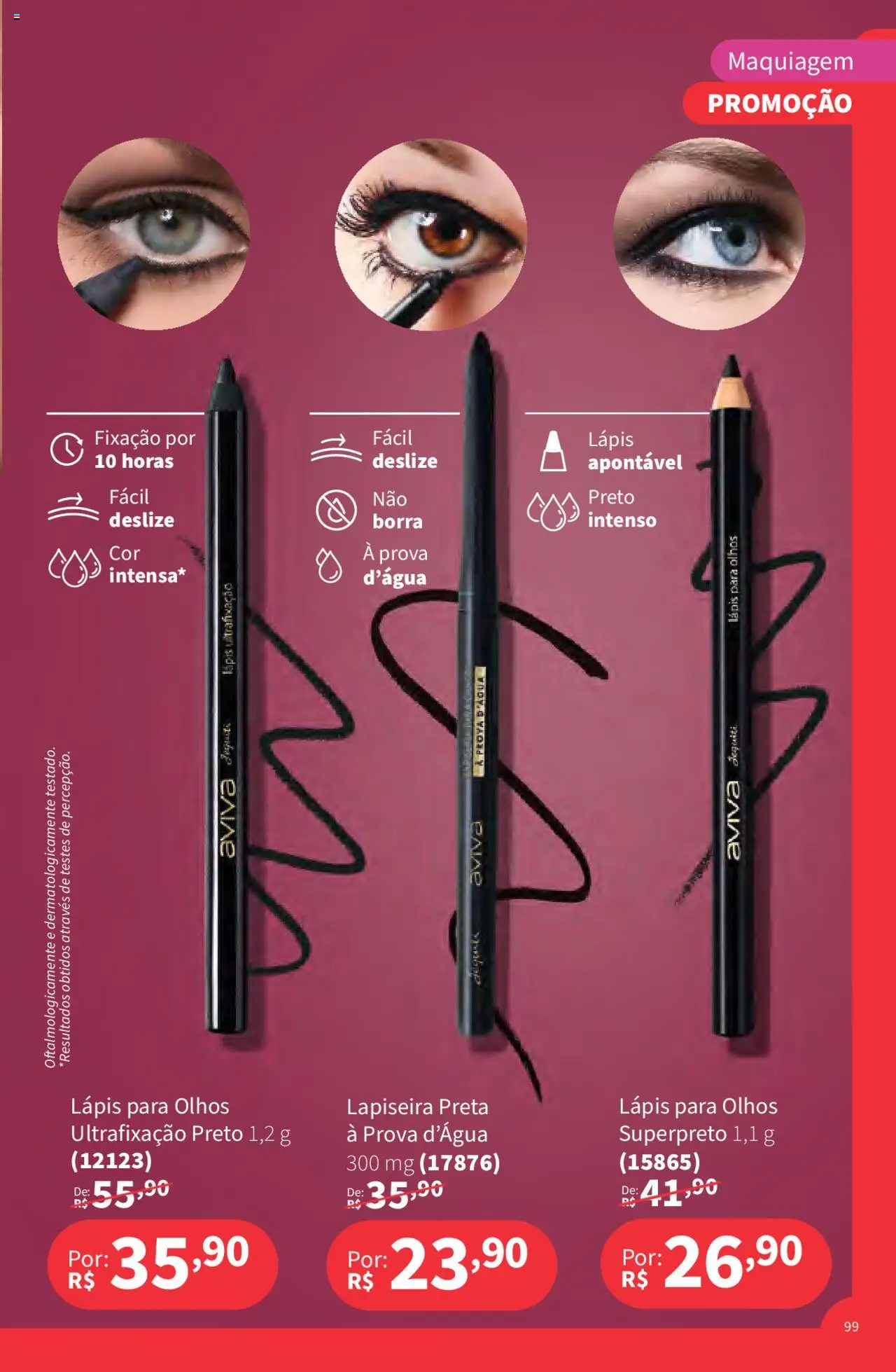Jequiti Folheto - válido de 02.06.2025 | Página: 99 | Produtos: Maquiagem, Lápis, Lapiseira