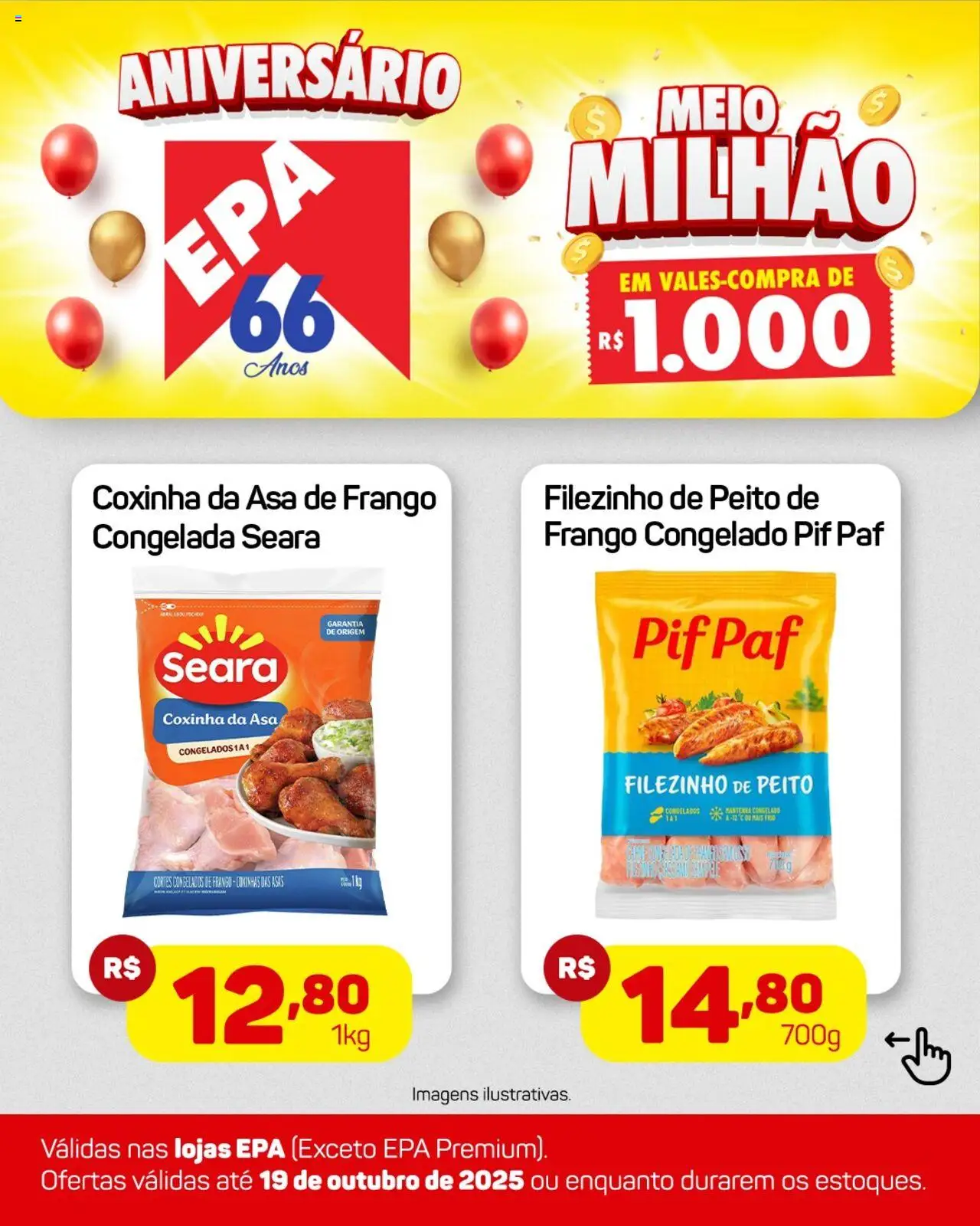 EPA Folheto - válido de 13.10.2025 | Página: 1 | Produtos: Asa de frango, Frango