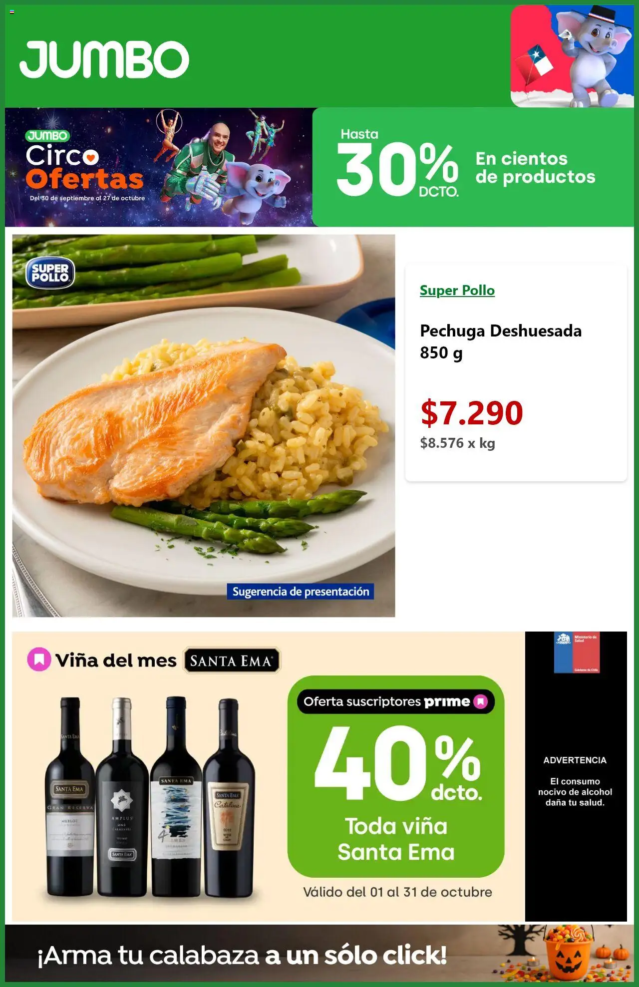Jumbo ofertas  │ válido desde el 21.10.2025 | Página: 3 | Productos: Pollo