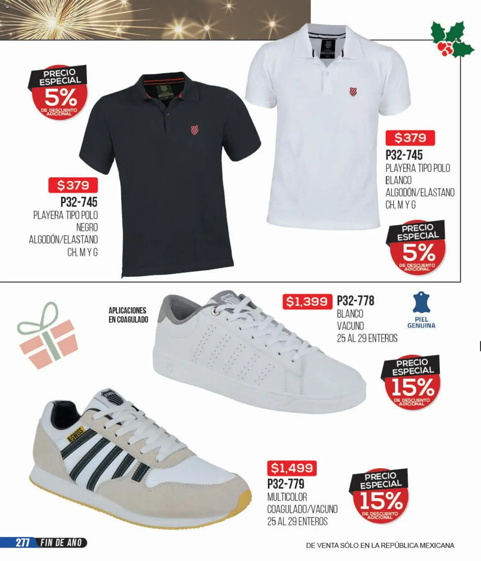 Nuevas ofertas de Cklass válidas en toda la República Mexicana desde el 15.12.2025. ¡Encuentra las mejores ofertas en Cklass catálogo Rebajas fin de año calzado! | Página: 278 | Productos: Playera