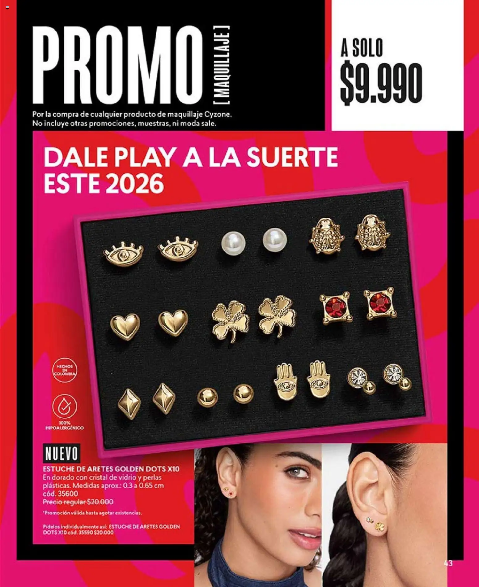 Catálogo CyZone Campaña 1 │ válido desde el 01.01.2026 | Página: 43 | Productos: Estuche, Maquillaje