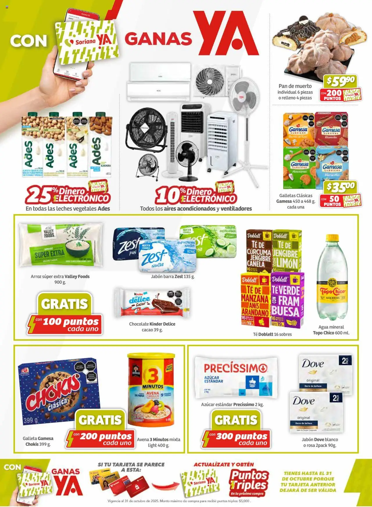 Nuevas ofertas de Soriana válidas en toda la República Mexicana desde el 16.10.2025. ¡Encuentra las mejores ofertas en Soriana - Preciazazaso Híper: Frontera BCN, Son! | Página: 8 | Productos: Agua, Chocolate, Cacao, Té