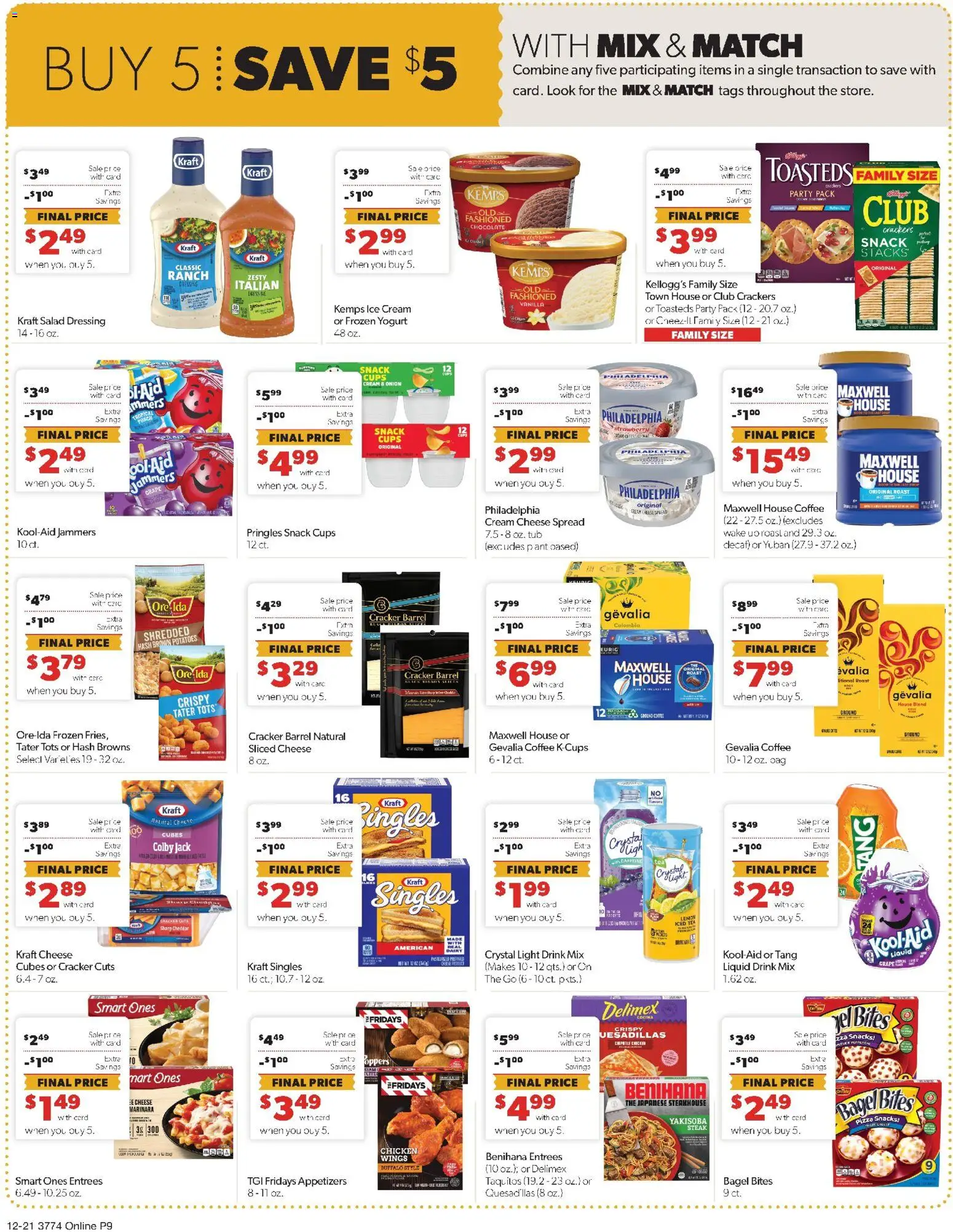 Family Fare Weekly Ad - NE - valid from 21.12.2025 | Page: 10 | Products: Yogurt, Pizza, Ice cream, Onion