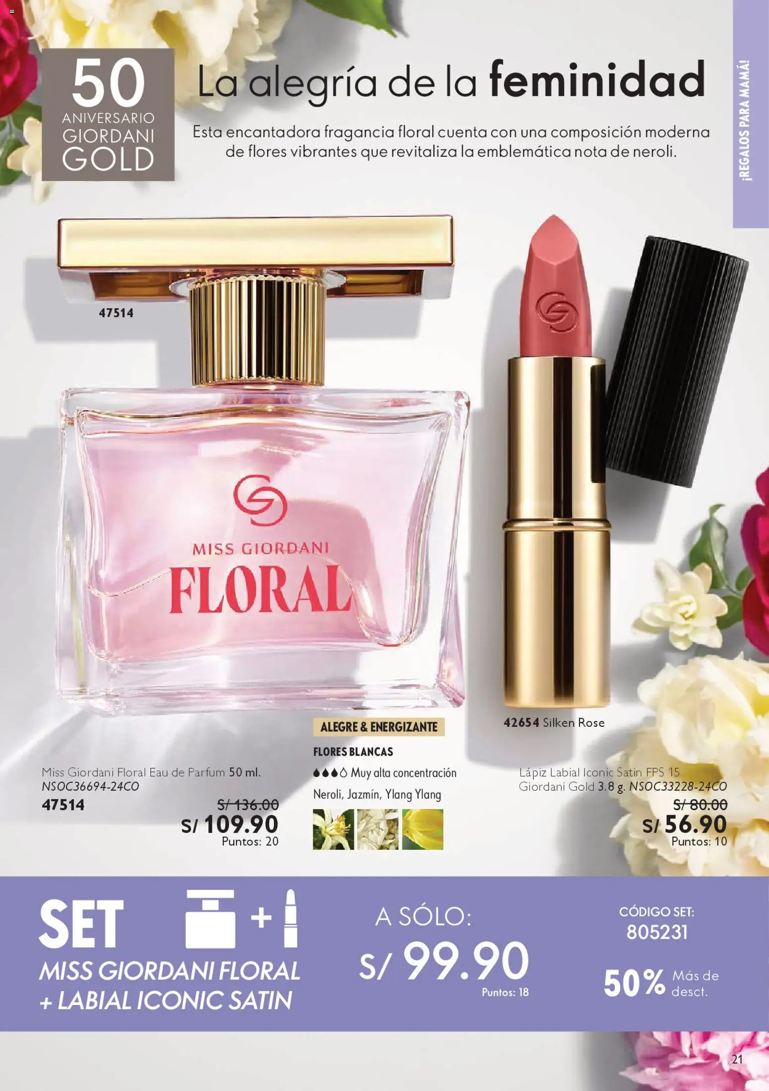 Catálogo Oriflame válido desde 18.04.2026 | Página: 21 | Productos: Lápiz labial, Fragancia