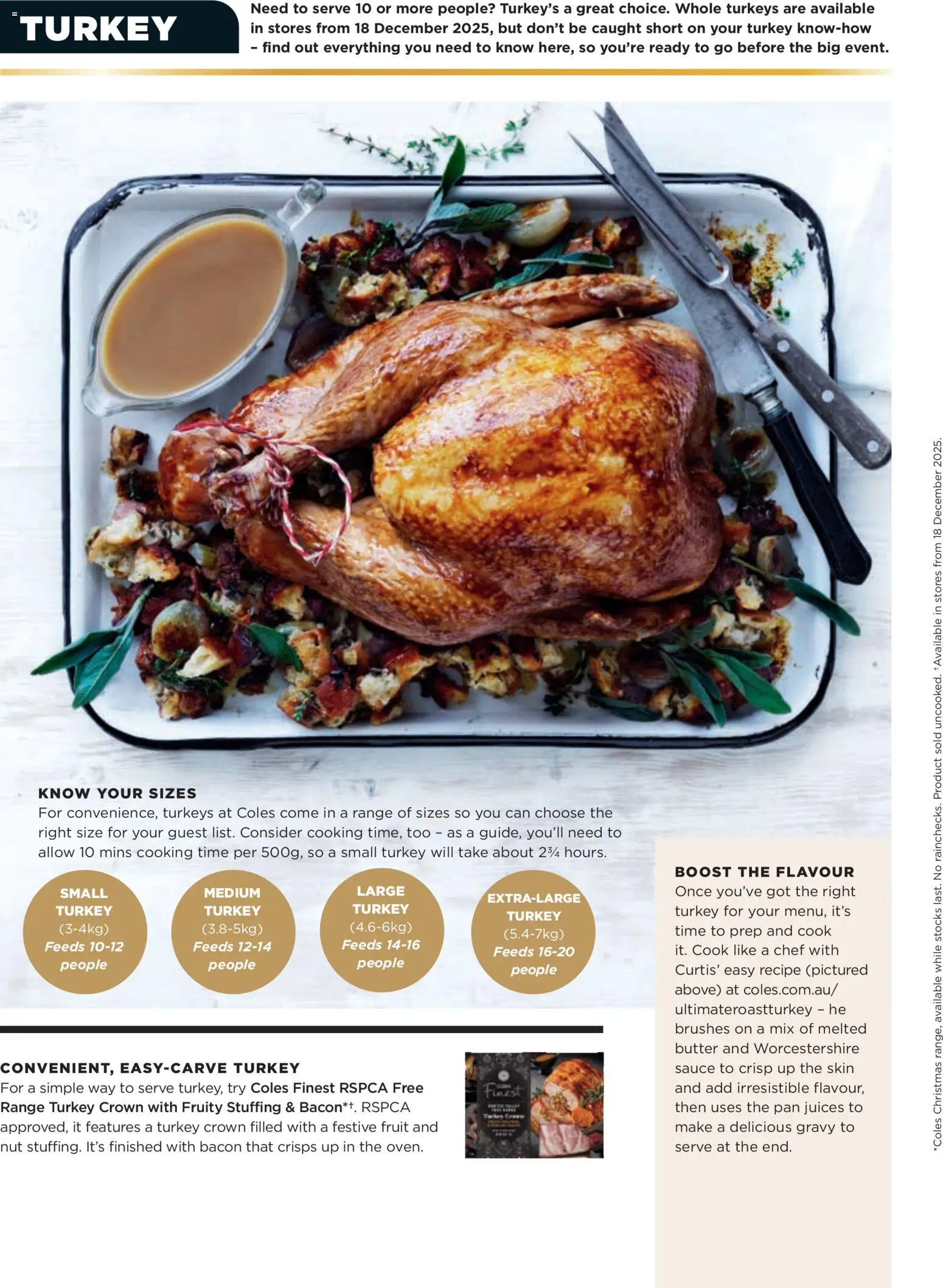 Coles catalogue - valid from 06.11.2025 | Page: 128 | Products: Bacon, Butter, Sauce, Turkey
