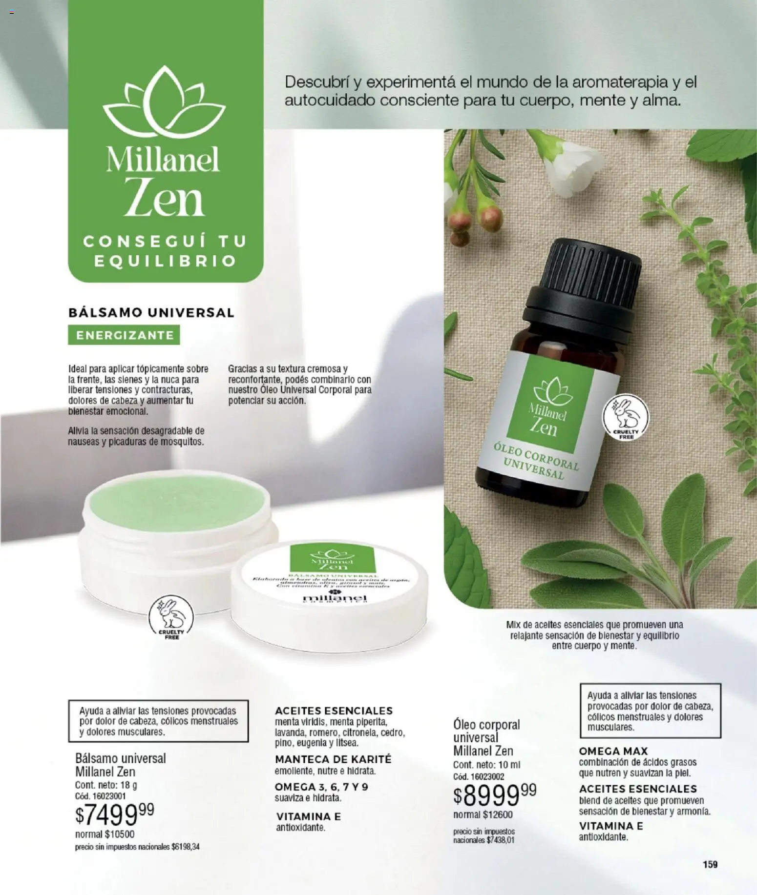 Millanel - Catálogo │ válido desde el 08.12.2025 | Página: 183 | Productos: Sobre, Bálsamo, Manteca