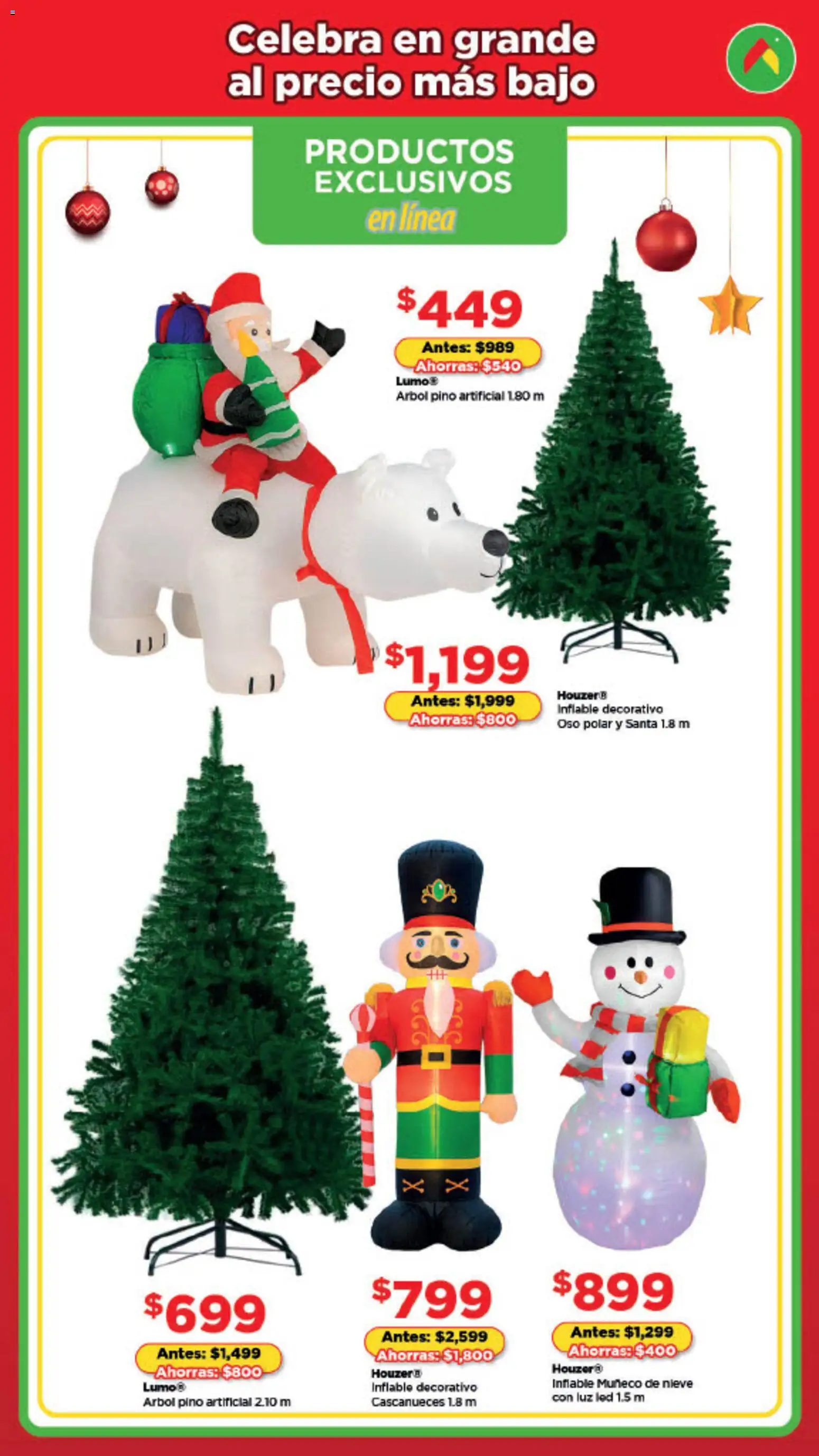 Nuevas ofertas de Bodega Aurrerá válidas en toda la República Mexicana desde el 03.11.2025. ¡Encuentra las mejores ofertas en Bodega Aurrerá folleto Aquí sí te alcanza para la magia de la Navidad! | Página: 8