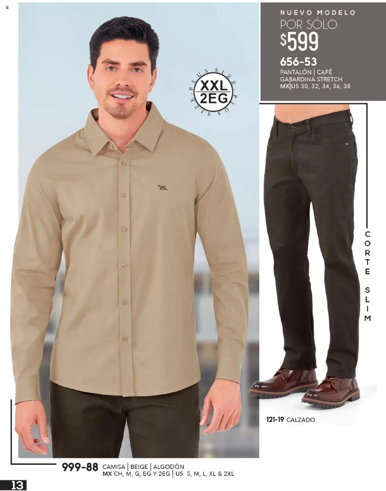 Nuevas ofertas de Cklass válidas en toda la República Mexicana desde el 14.07.2025. ¡Encuentra las mejores ofertas en Cklass catálogo Calzado Hombre! | Página: 83 | Productos: Camisa, Café, Algodón