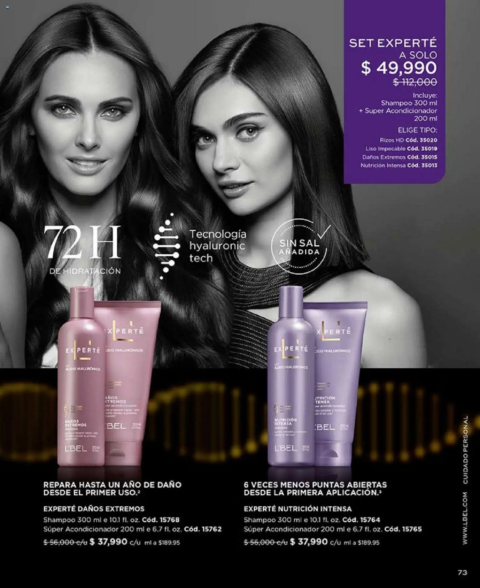 L'Bel revista - valida desde el 01.04.2026 | Página: 77 | Productos: Sal, Shampoo, Acondicionador
