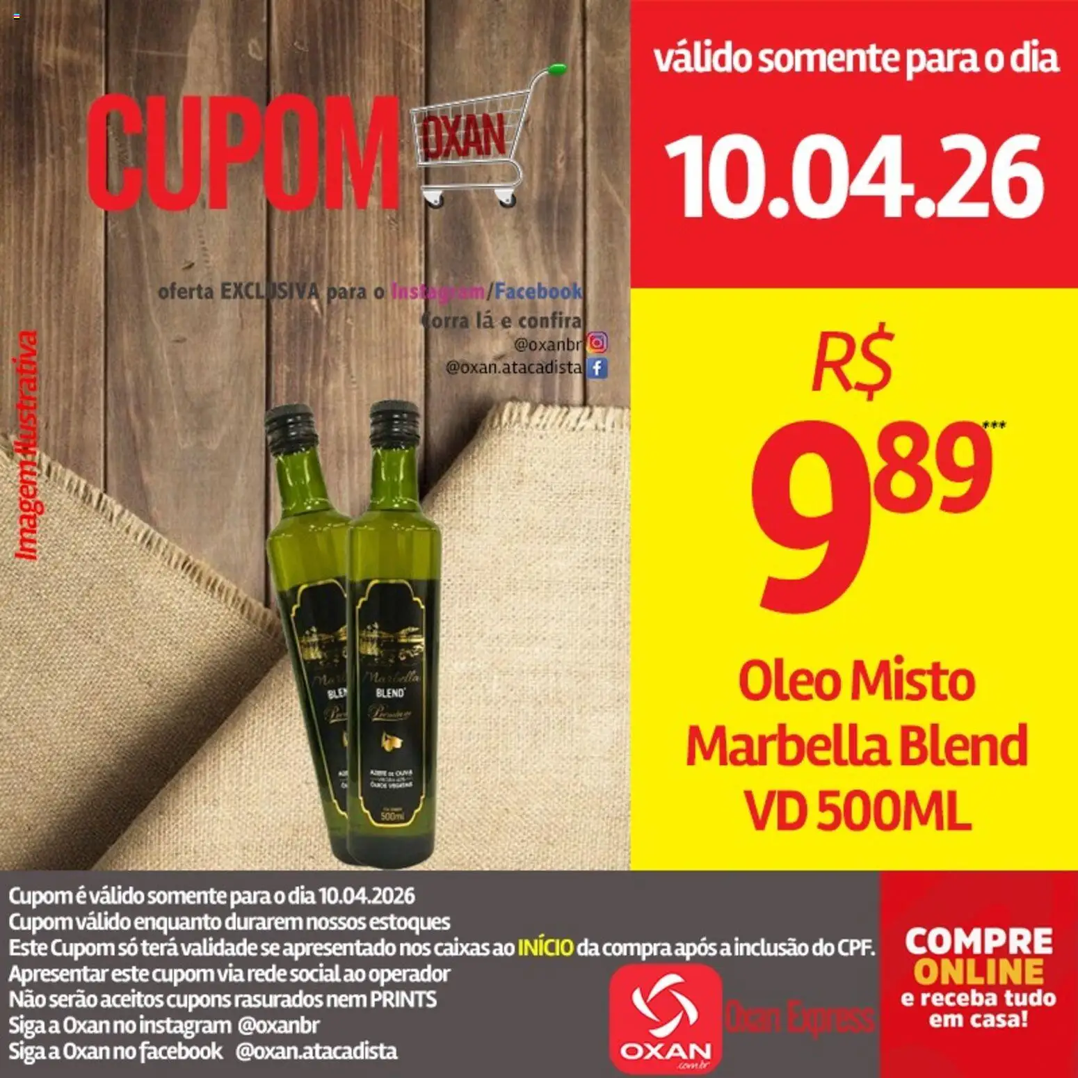 Oxan Atacadista Folheto - válido de 10.04.2026 | Página: 21 | Produtos: Óleo