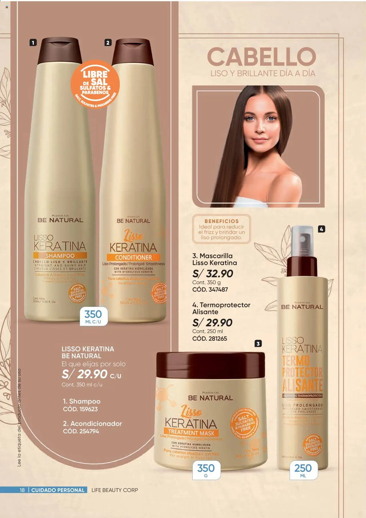 Catálogo Azzorti válido desde 28.07.2025 | Página: 18 | Productos: Shampoo, Acondicionador