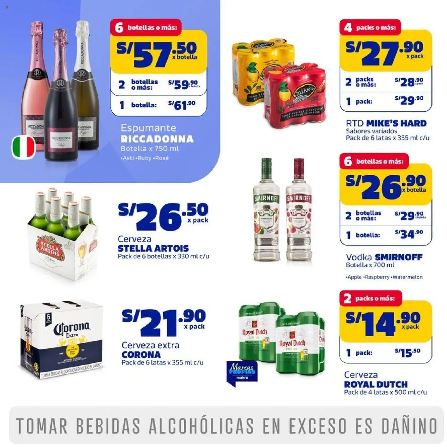 Catálogo Makro válido desde 15.01.2026 | Página: 21 | Productos: Cerveza, Vodka