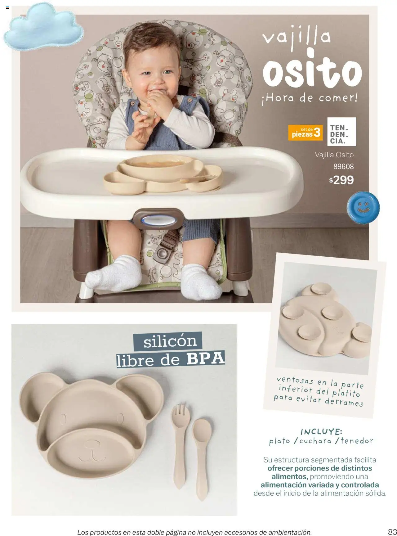 Nuevas ofertas de Vianney válidas en toda la República Mexicana desde el 15.08.2025. ¡Encuentra las mejores ofertas en Vianney - Catálogo Bebé! | Página: 85 | Productos: Cuchara, Tenedor