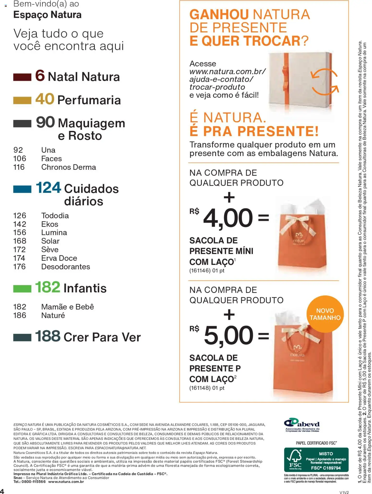 Natura Folheto - válido de 30.10.2025 | Página: 4 | Produtos: Maquiagem, Revista