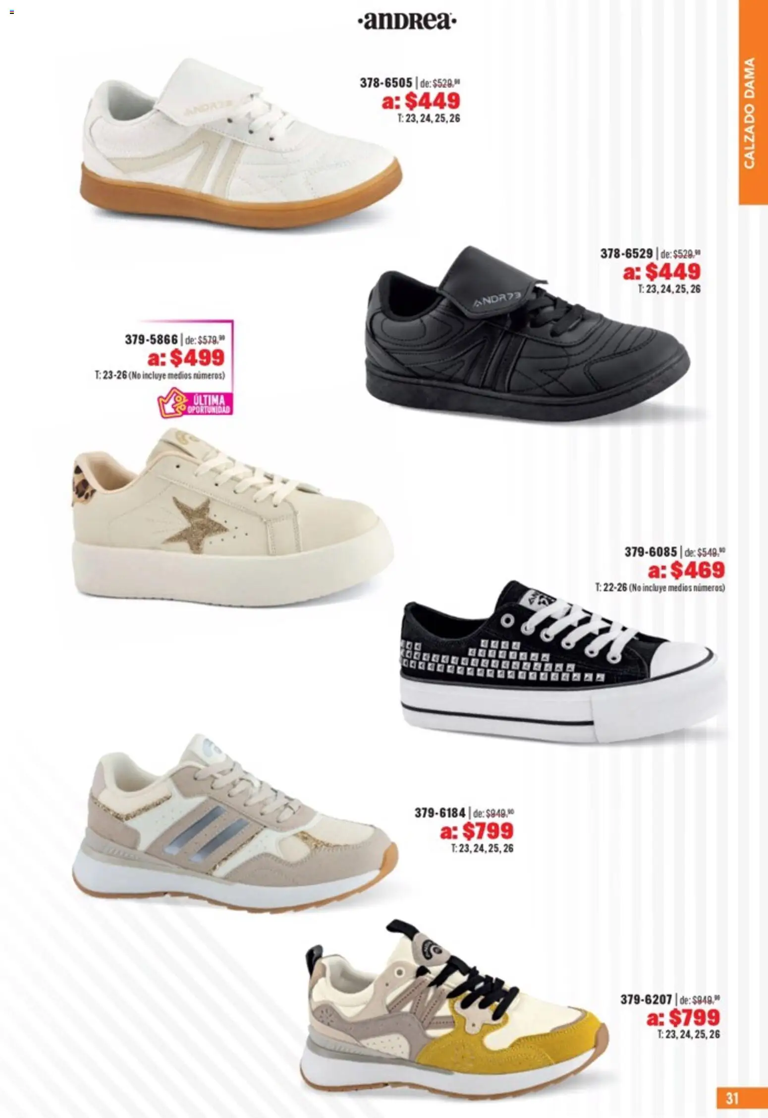 Nuevas ofertas de Andrea válidas en toda la República Mexicana desde el 05.04.2026. ¡Encuentra las mejores ofertas en Andrea catálogo Outlet! | Página: 31