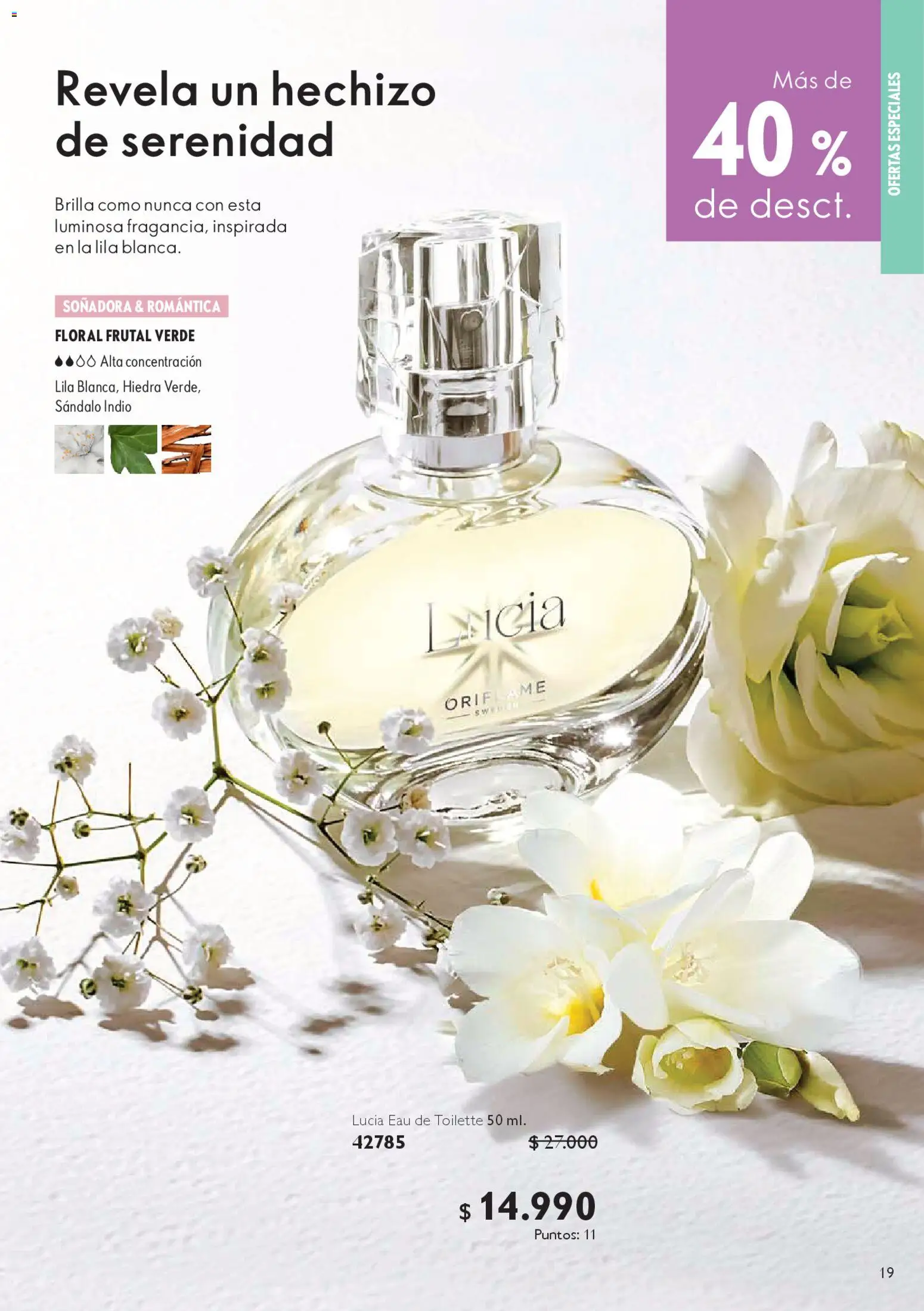 Oriflame catálogo │ válido desde el 07.03.2026 | Página: 19 | Productos: Eau de toilette