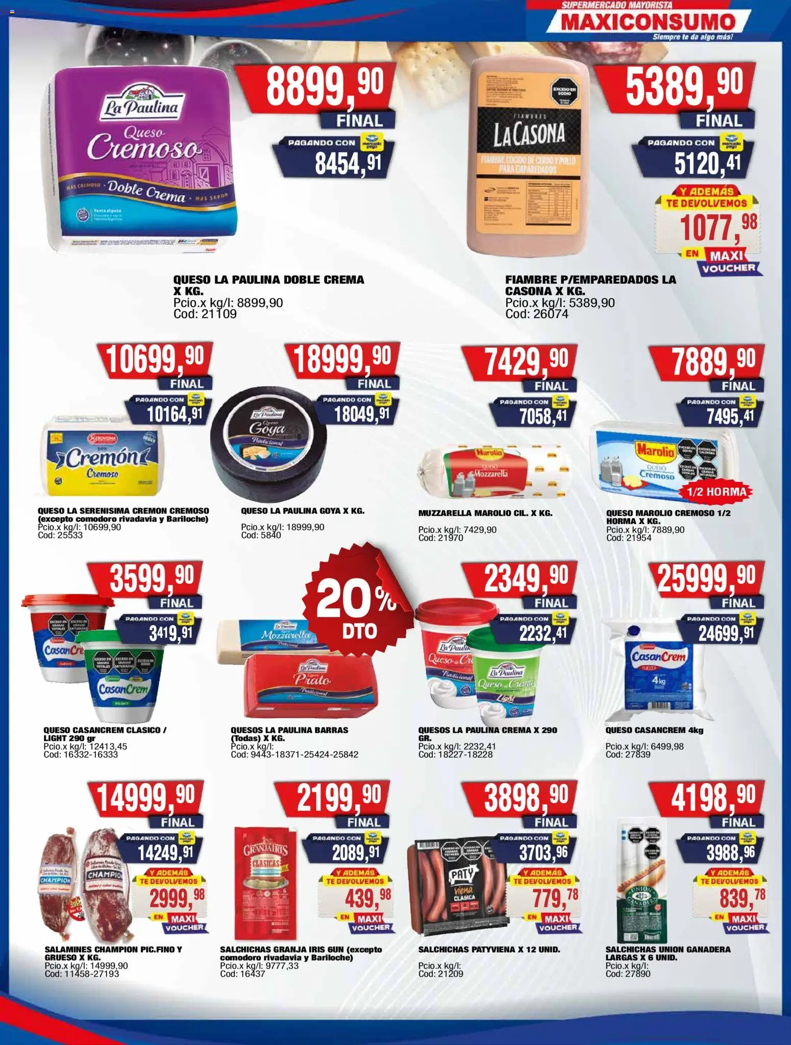 Maxiconsumo ofertas │ válido desde el 20.04.2026 | Página: 14 | Productos: Pollo, Cerdo, Té, Crema