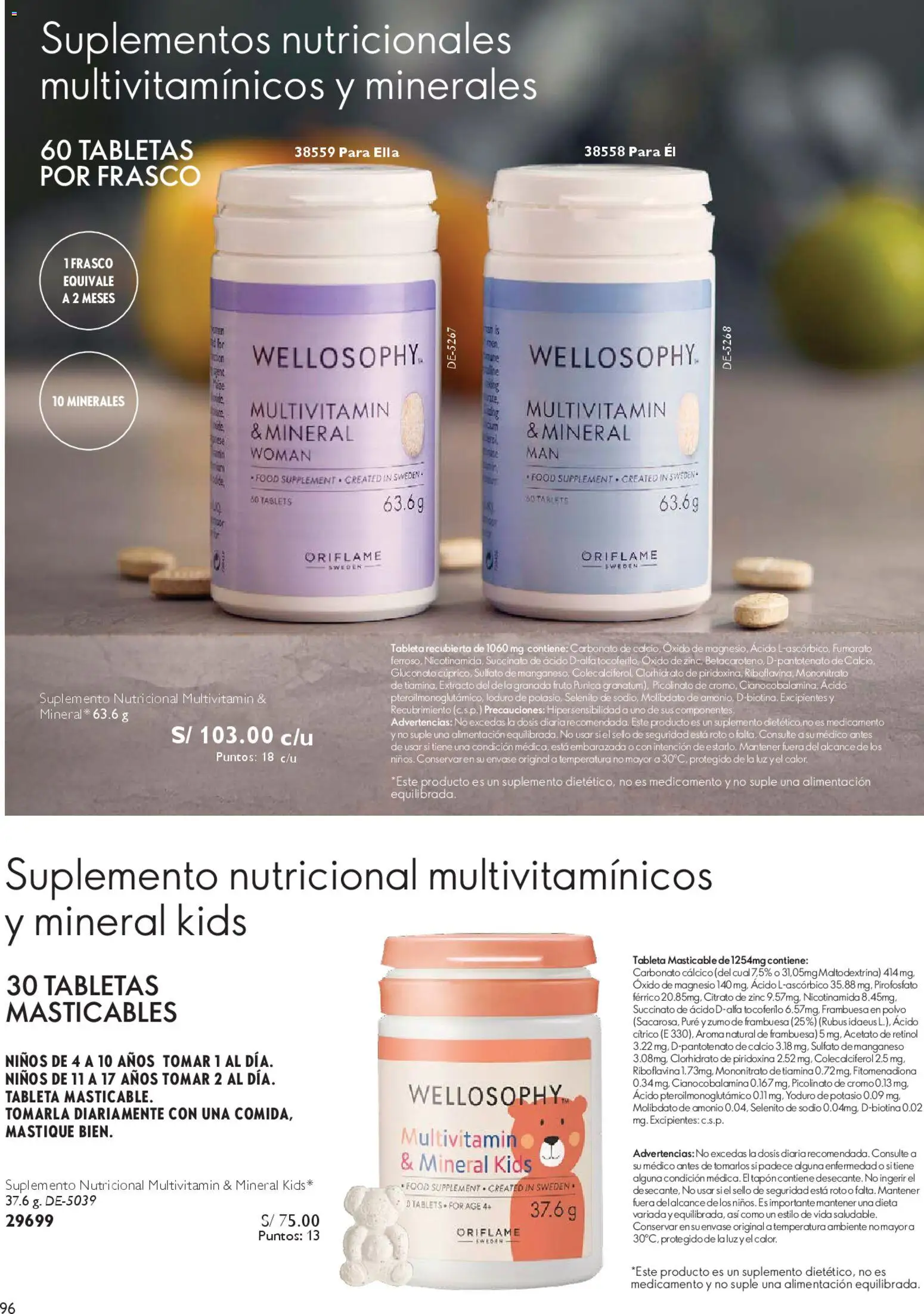 Catálogo Oriflame válido desde 28.03.2026 | Página: 96 | Productos: Tableta, Polvo