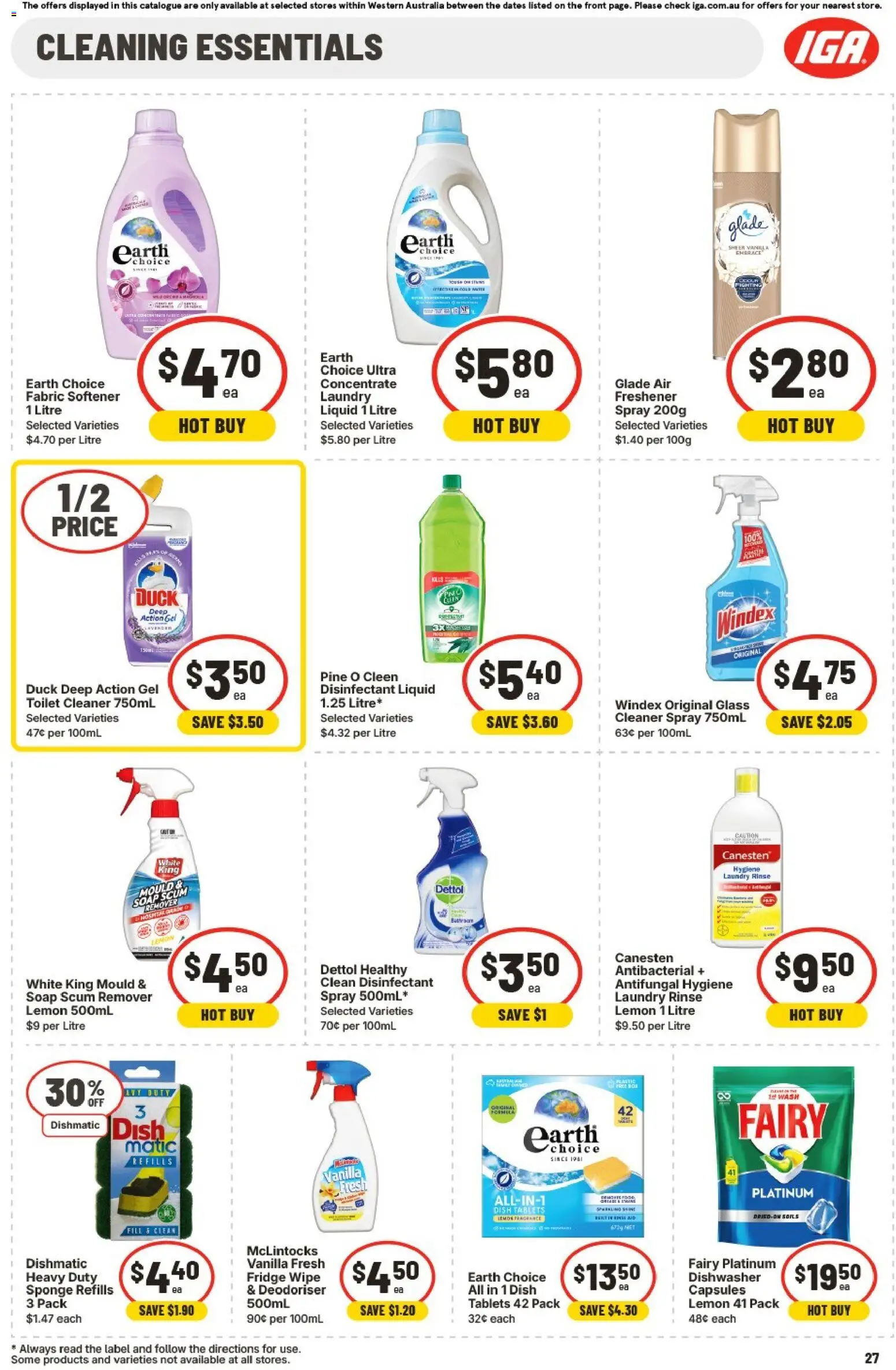 IGA catalogue - valid from 24.12.2025 | Page: 30 | Products: Fragrance, Soap, Laundry, Dishwasher