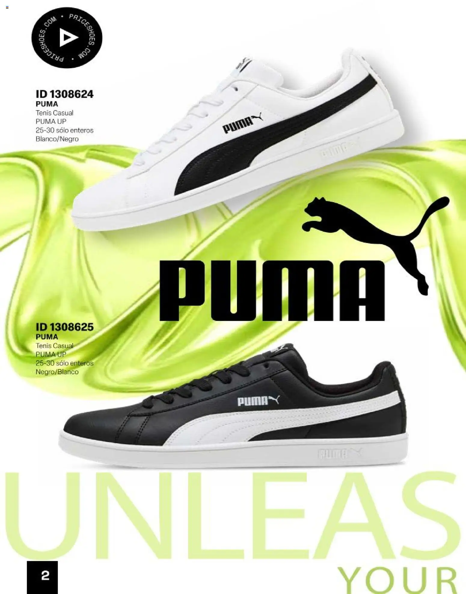 Nuevas ofertas de Price Shoes válidas en toda la República Mexicana desde el 26.11.2025. ¡Encuentra las mejores ofertas en Price Shoes catálogo Puma! | Página: 2 | Productos: Tenis