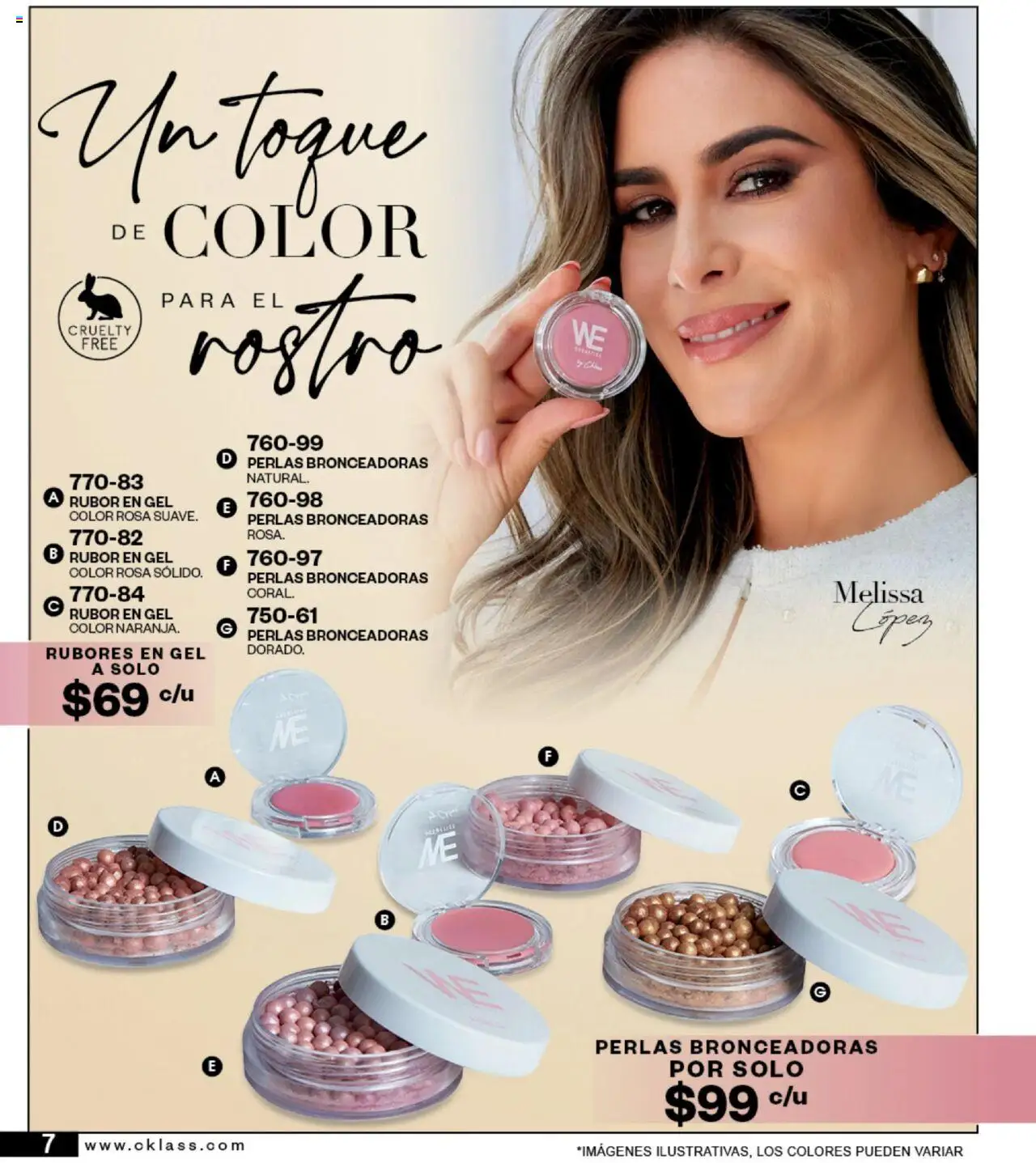 Nuevas ofertas de Cklass válidas en toda la República Mexicana desde el 16.09.2025. ¡Encuentra las mejores ofertas en Cklass - Catálogo We! | Página: 8 | Productos: Rubor