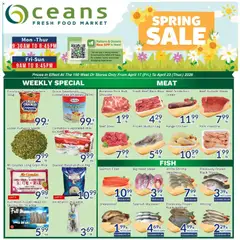 Preview of Oceans weekly flyer - Brampton from shop Oceans valid from 17.04.2026