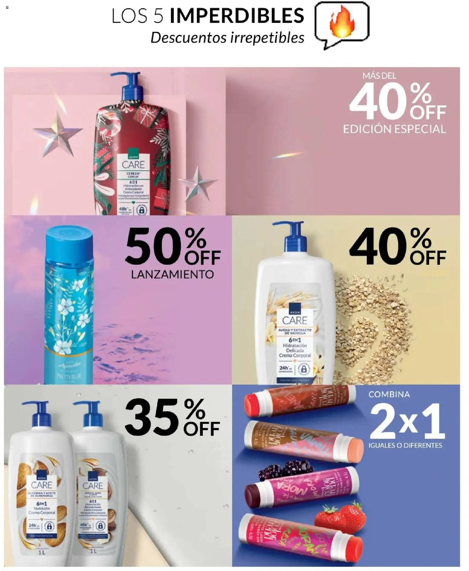 Avon revista - valida desde el 01.12.2025 | Página: 3 | Productos: Almendras, Avena, Mora, Aceite