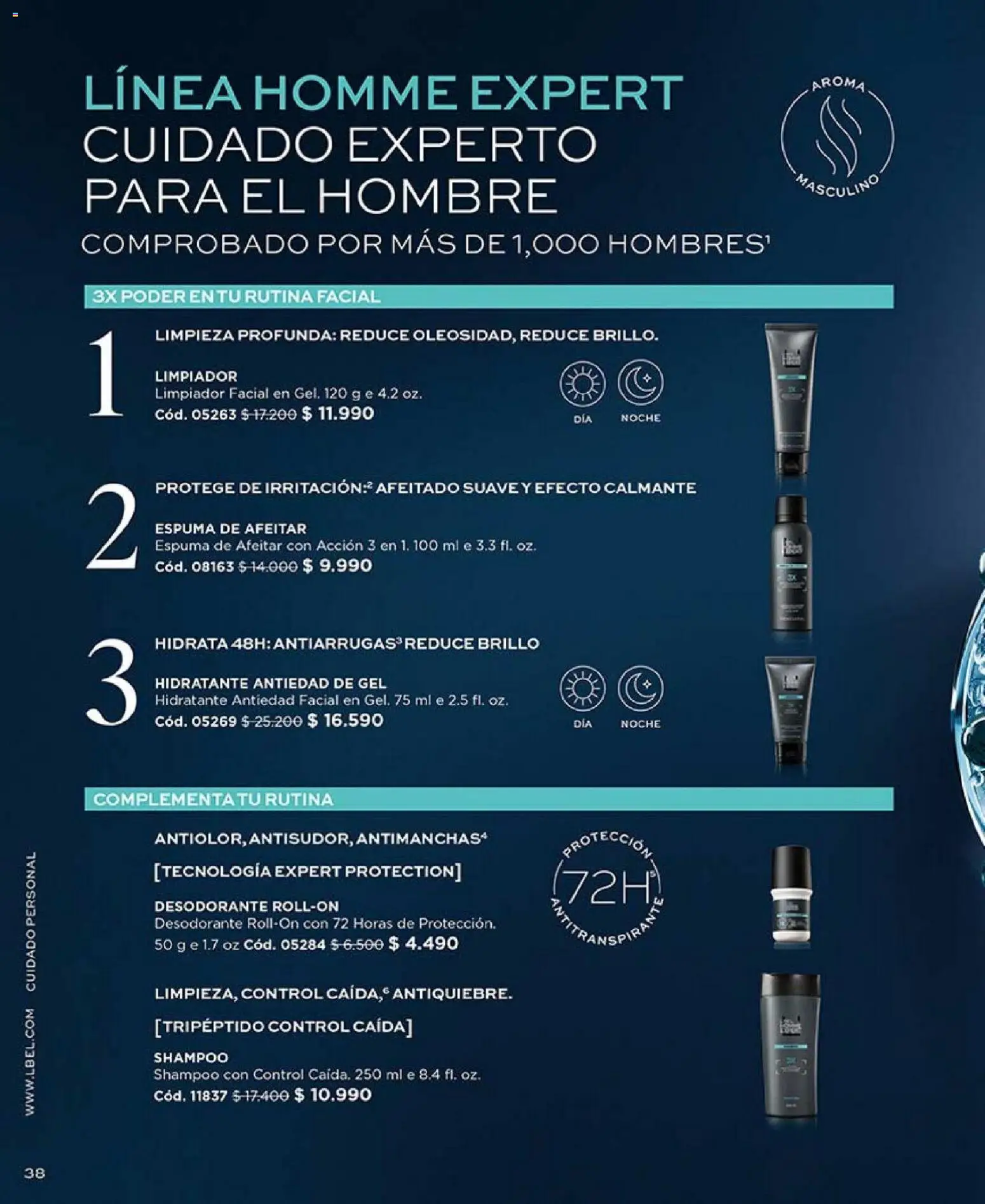 Catálogo L'Bel Campaña 3 │ válido desde el 01.02.2026 | Página: 37 | Productos: Espuma, Limpiador, Espuma de afeitar, Shampoo