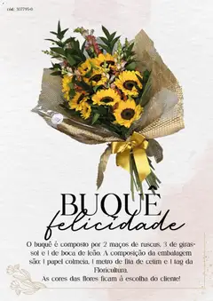 Bistek Supermercados ofertas de Buquês de Flores  - Pré-Visualização do folheto da loja Bistek Supermercados, válido de 06.02.2026 | Página: 4 | Produtos: Flores, Fita