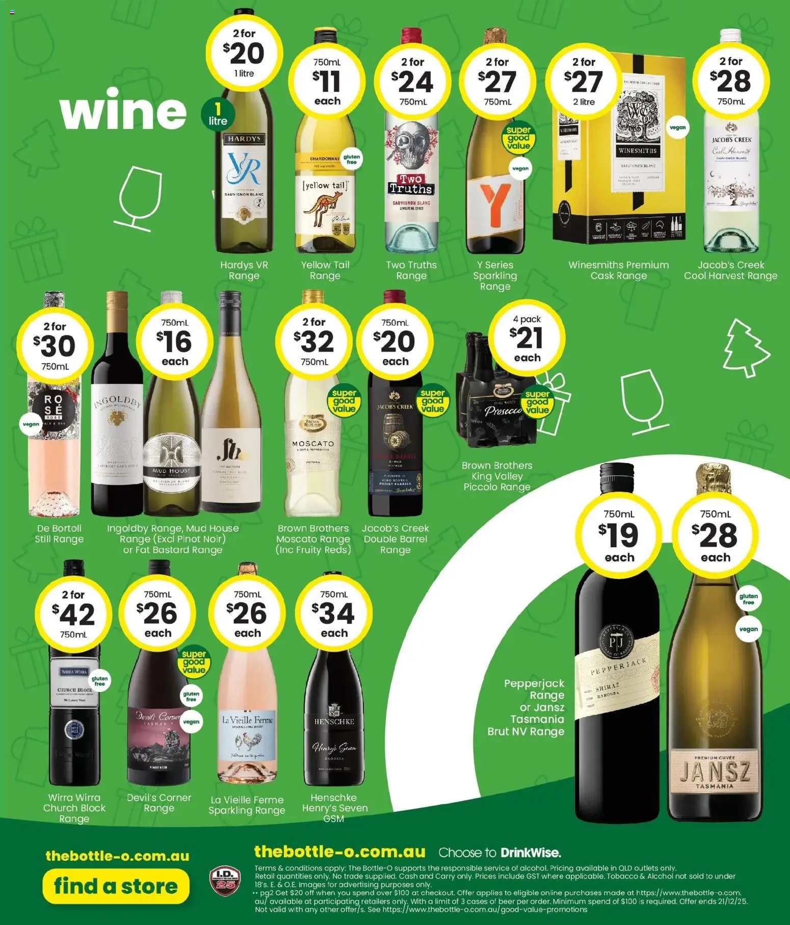 The Bottle-O catalogue - valid from 08.12.2025 | Page: 8 | Products: Wine, Beer