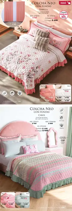 Vista previa de Colchas Concord catálogo, nuevo folleto de la tienda, válido en México a partir del 01.02.2026 | Página: 85 | Productos: Juego, Funda, Almohada, Sabanas