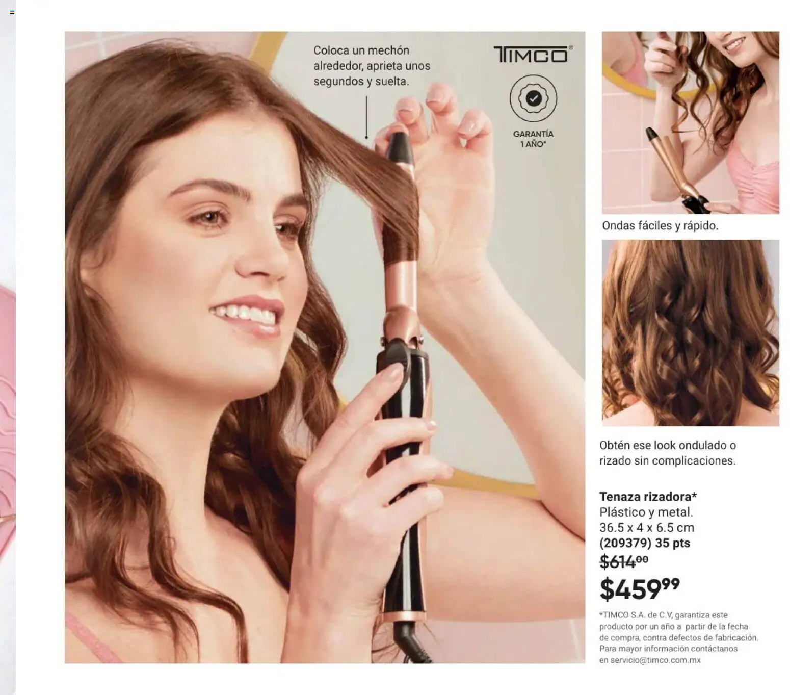 Nuevas ofertas de AVON válidas en toda la República Mexicana desde el 08.05.2026. ¡Encuentra las mejores ofertas en AVON Casa & Estilo 8 2026! | Página: 133 | Productos: Tenaza