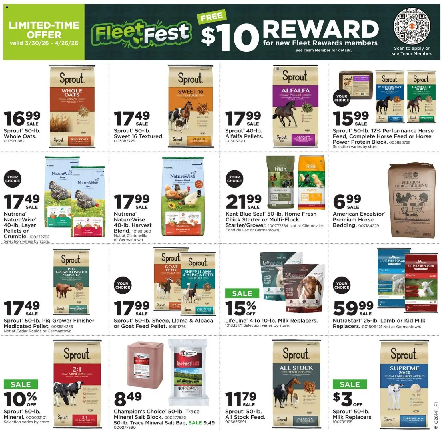 Mills Fleet Farm Weekly Ad - valid from 30.03.2026 | Page: 29 | Products: Milk, Salt, Starter, Grapes