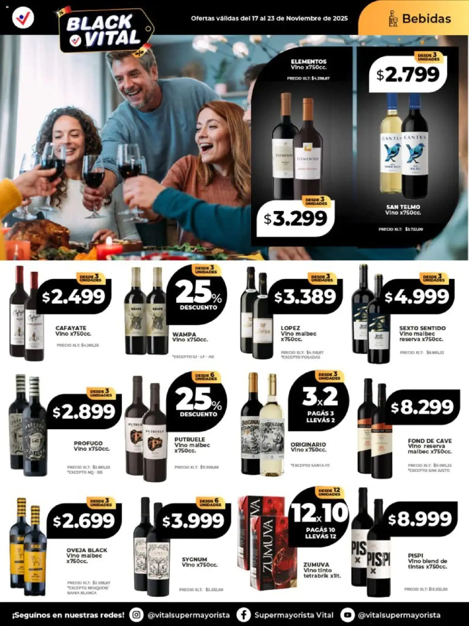 Vital - Ofertas - Abasto │ válido desde el 17.11.2025 | Página: 21 | Productos: Vino