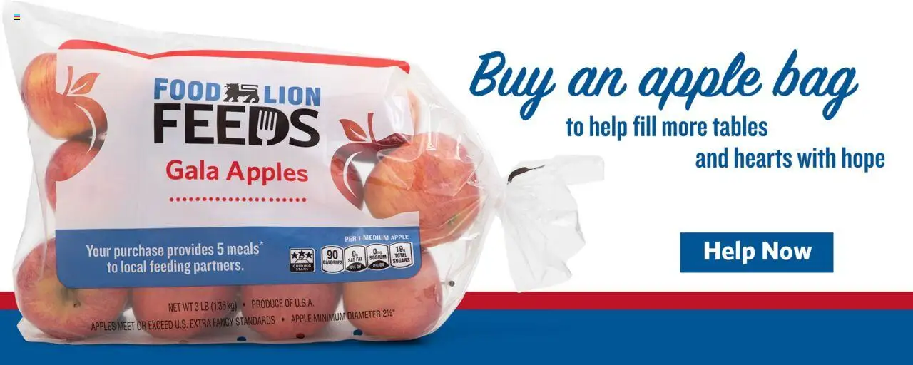 Food Lion Weekly Ad - valid from 24.09.2025 | Page: 2 | Products: Apples, Bag