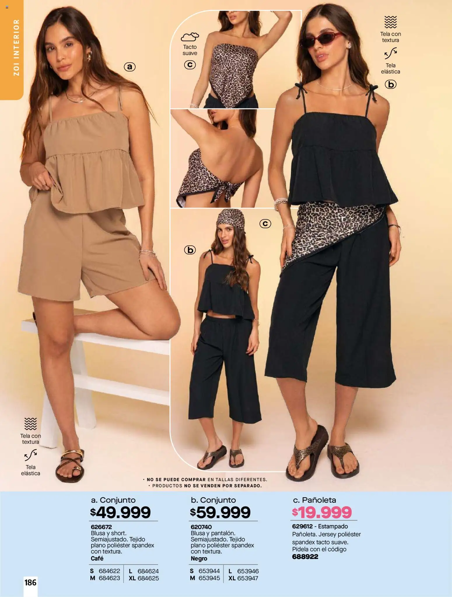 Carmel revista - valida desde el 01.04.2026 | Página: 186 | Productos: Conjunto, Blusa, Café