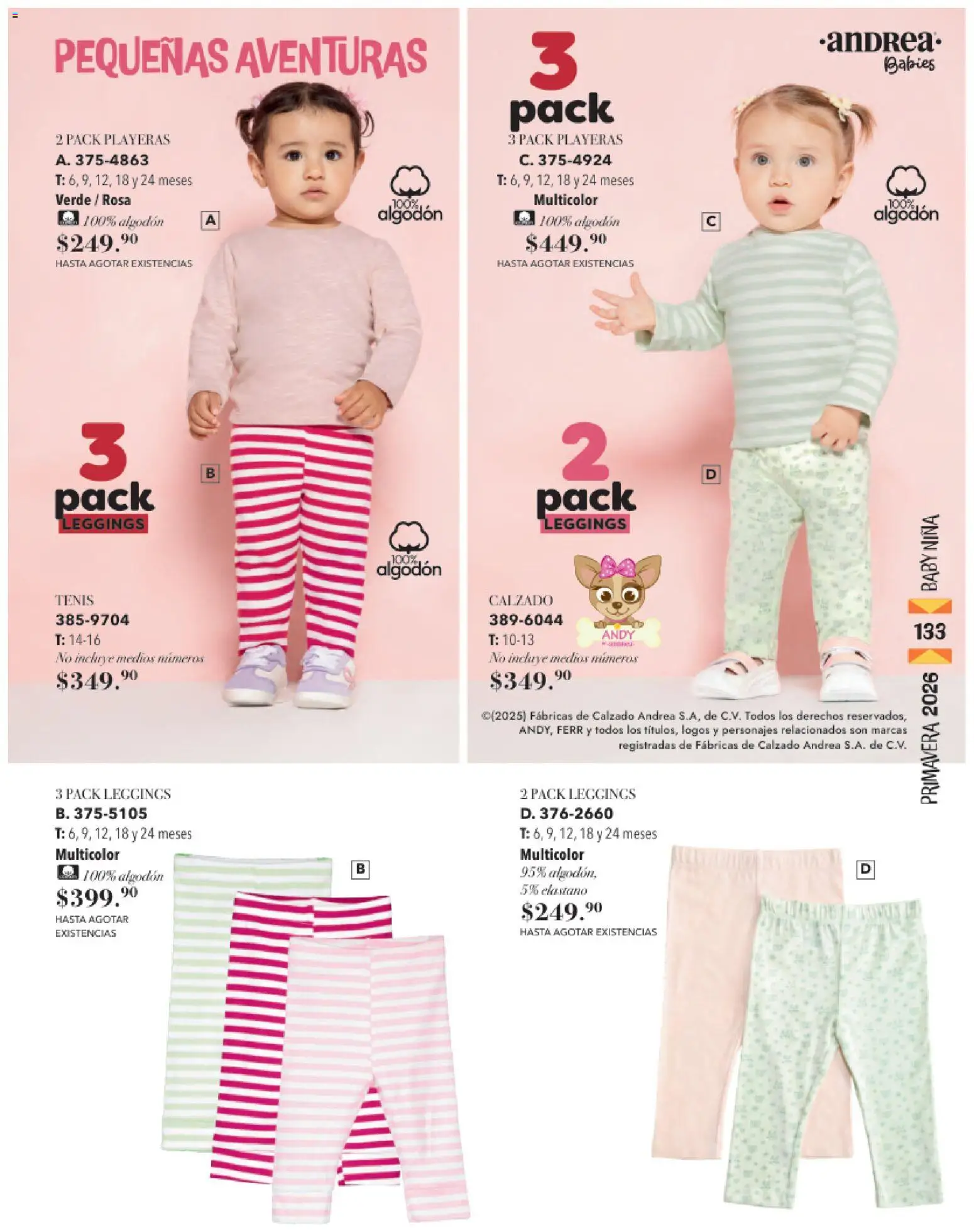 Nuevas ofertas de Andrea válidas en toda la República Mexicana desde el 25.01.2026. ¡Encuentra las mejores ofertas en Andrea catálogo Infantil! | Página: 89