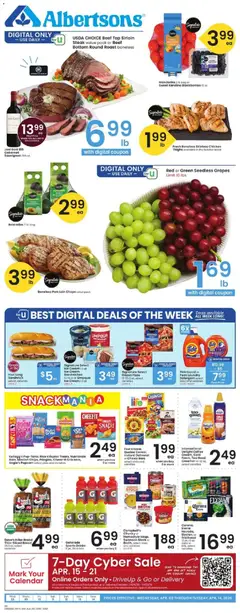 Preview of Albertsons weekly ads valid from 08.04.2026