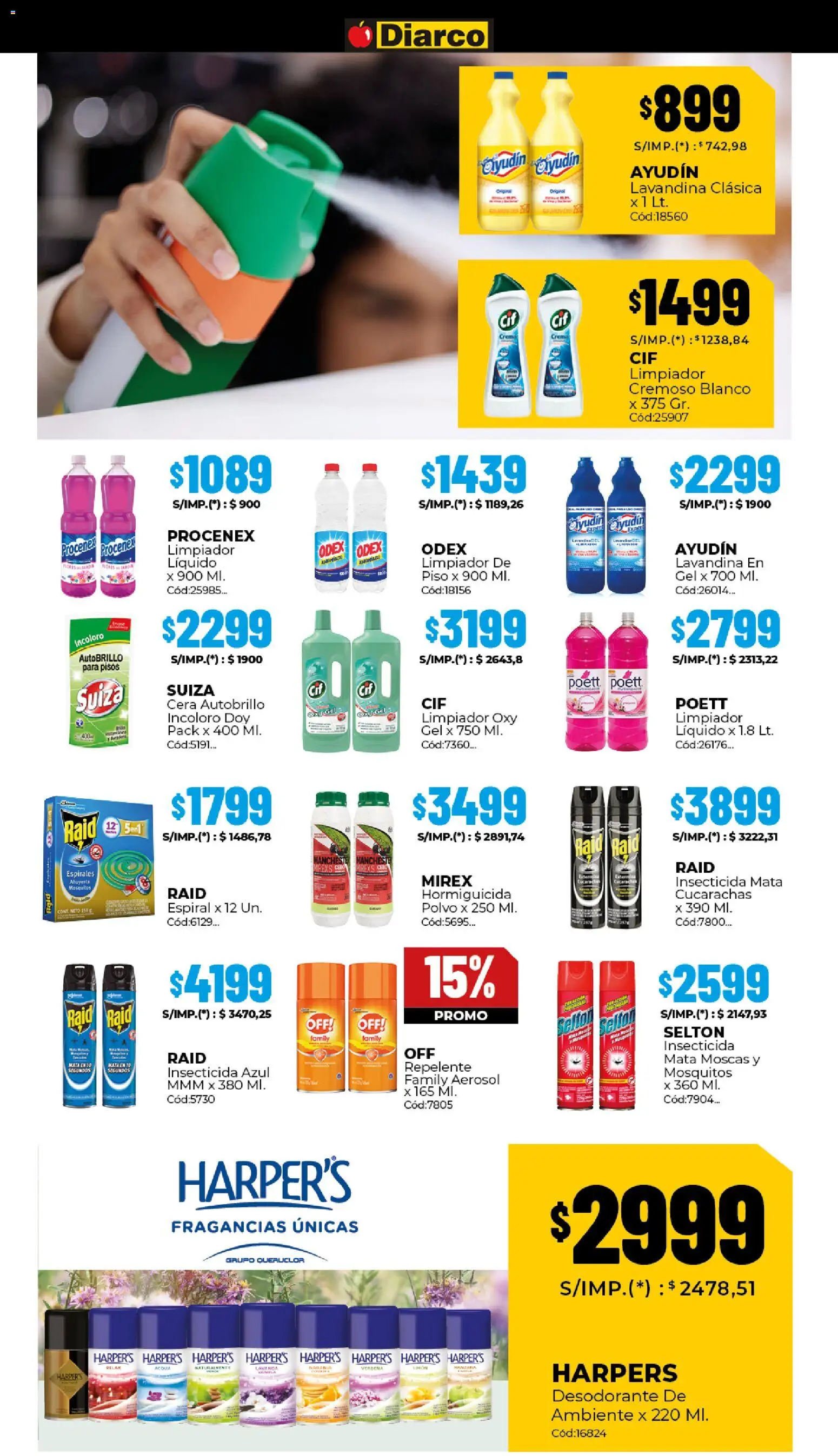 Diarco ofertas │ válido desde el 10.11.2025 | Página: 21 | Productos: Insecticida, Polvo, Limpiador, Crema