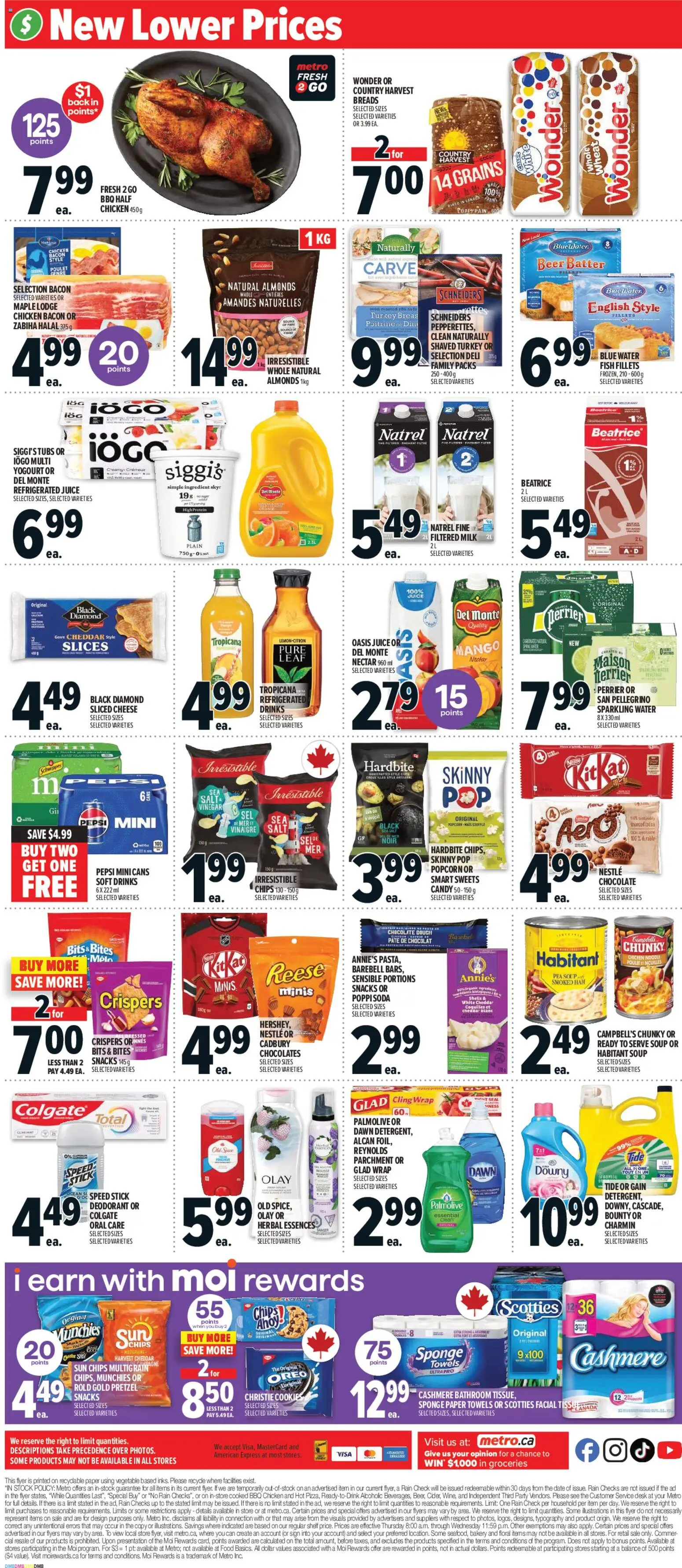 Metro flyer valid from 06.11.2025 | Page: 4 | Products: Chips, Chocolate, Ham, Chicken