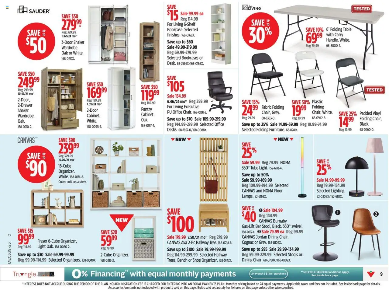 Canadian Tire flyer valid from 18.09.2025 | Page: 11 | Products: Table